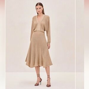 Alexis Tan Midi Dress